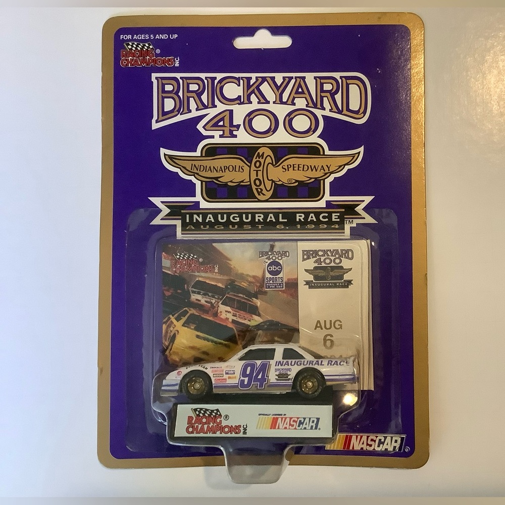 1994 Racing Champions Brickyard 400 Inaugural Race Die-Cast Car
